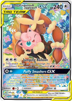 Mega Lopunny & Jigglypuff-GX — Cosmic Eclipse 226
