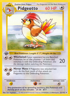 Pidgeotto — Base 022