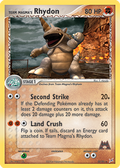 Team Magma's Rhydon — Team Magma vs Team Aqua 022
