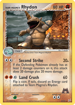Team Magma's Rhydon — Team Magma vs Team Aqua 022