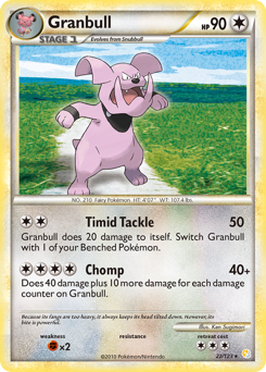 Granbull — HeartGold & SoulSilver 022