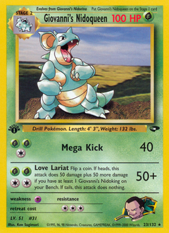 Giovanni's Nidoqueen — Gym Challenge 023