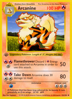 Arcanine — Base 023
