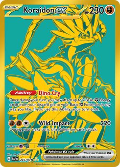 Koraidon ex — Paldean Fates 245