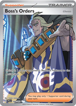 Boss's Orders (Ghetsis) — Paldea Evolved 248