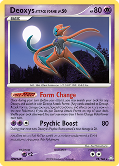 Deoxys Attack Forme — Legends Awakened 024