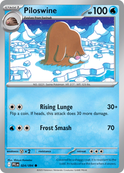 Piloswine — Phantasmal Flames 024