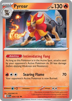 Pyroar — Mega Evolution 024