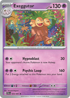 Exeggutor — Paldean Fates 024