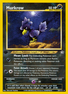 Murkrow — Neo Genesis 024