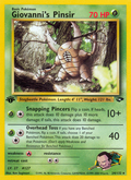 Giovanni's Pinsir — Gym Challenge 024
