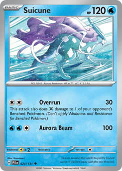 Suicune — Prismatic Evolutions 024