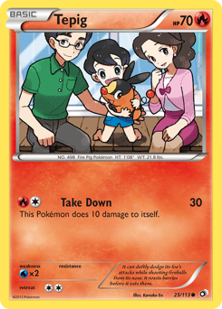Tepig — Legendary Treasures 025