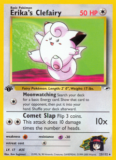 Erika's Clefairy — Gym Heroes 025