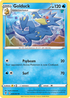 Golduck — Evolving Skies 025