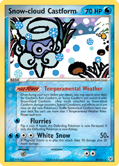 Snow-cloud Castform — Hidden Legends 025