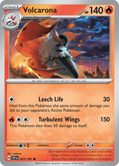 Volcarona — Surging Sparks 025