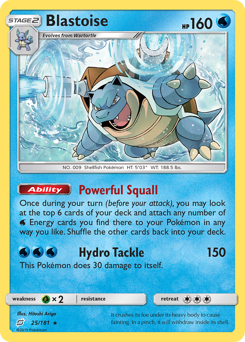 Blastoise — Team Up 025