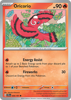 Oricorio — Surging Sparks 026