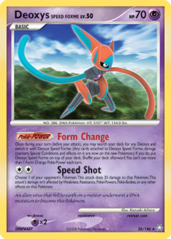 Deoxys Speed Forme — Legends Awakened 026