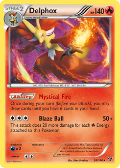 Delphox — XY1 026