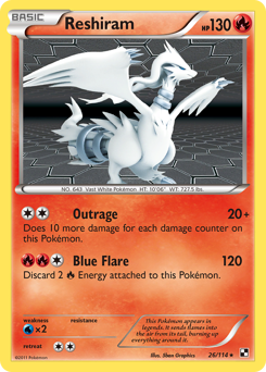 Reshiram — Black & White 026
