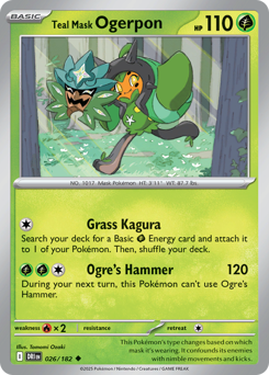 Teal Mask Ogerpon — Destined Rivals 026