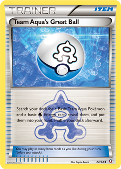 Team Aqua's Great Ball — Double Crisis 027