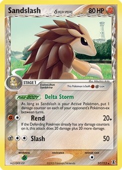 Sandslash δ — Delta Species 027