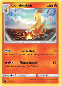 Combusken — Celestial Storm 027