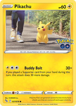 Pikachu — Pokémon GO 027