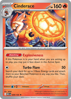 Cinderace — Mega Evolution 028