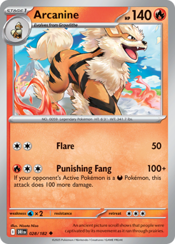 Arcanine — Destined Rivals 028