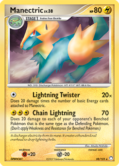 Manectric — Mysterious Treasures 028
