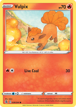 Vulpix — Fusion Strike 028