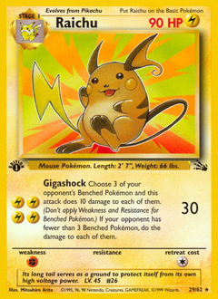 Raichu — Fossil 029