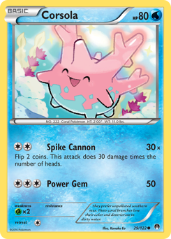 Corsola — XY9 029