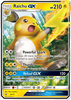 Raichu-GX — Shining Legends 029