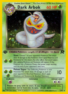Dark Arbok — Team Rocket 002