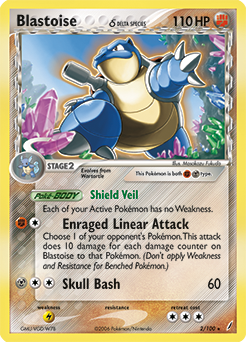 Blastoise δ — Crystal Guardians 002