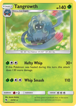 Tangrowth — Lost Thunder 002