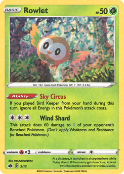 Rowlet — McDonald's Collection 2022 002