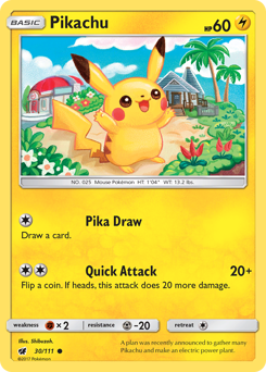 Pikachu — Crimson Invasion 030