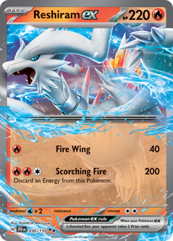 Reshiram ex — Journey Together 030