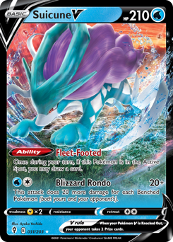 Suicune V — Evolving Skies 031