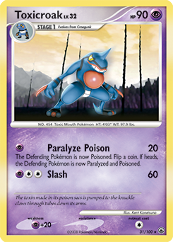 Toxicroak — Majestic Dawn 031