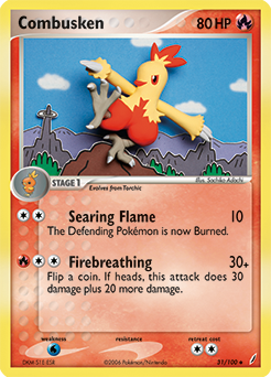 Combusken — Crystal Guardians 031