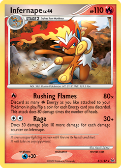Infernape — Platinum 031