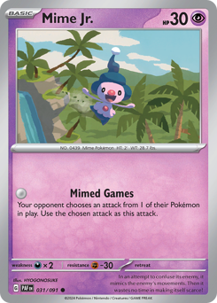 Mime Jr. — Paldean Fates 031