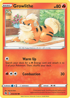 Growlithe — SWSH8 032